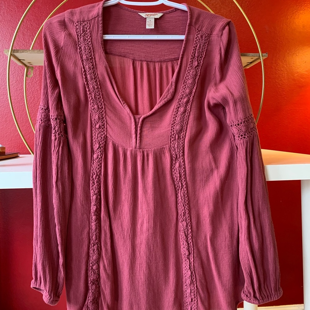 pink blouse